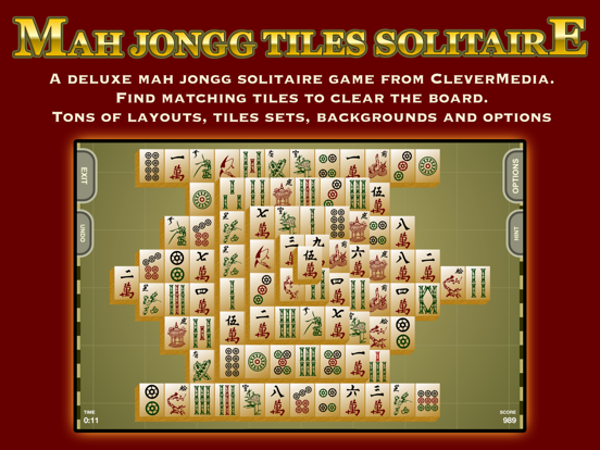 Screenshot #1 for Mah Jongg Tiles Solitaire