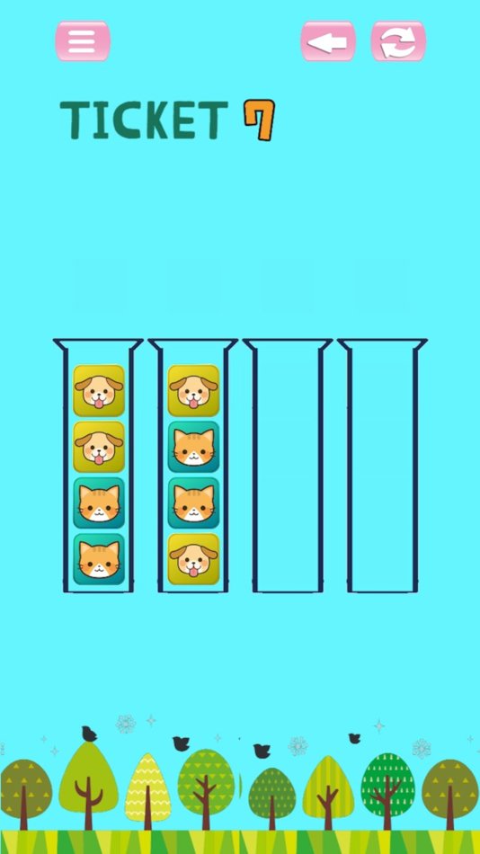 #2. Animal Sort Puzzle アニマルソートパズル (iOS) 由: nishimura tomoaki