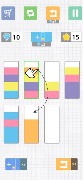Game screenshot Liquid puzzle : sort the color hack