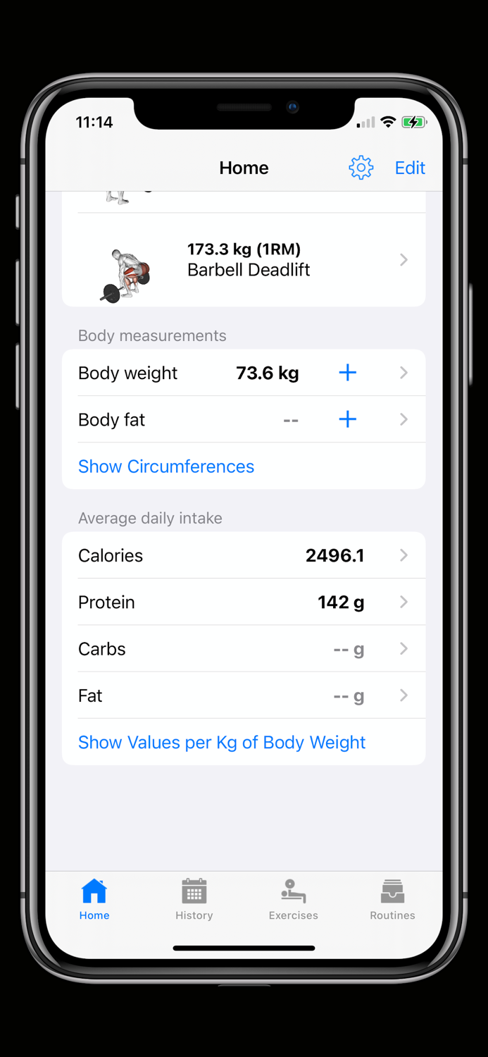 Fitness Logbook