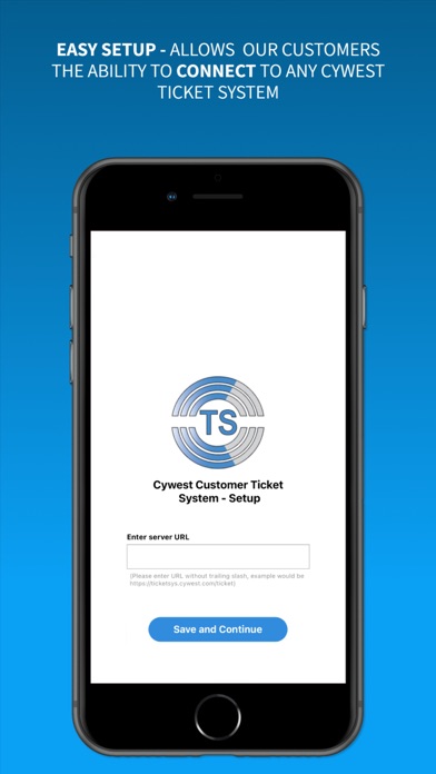 Cywest TicketSys Screenshot