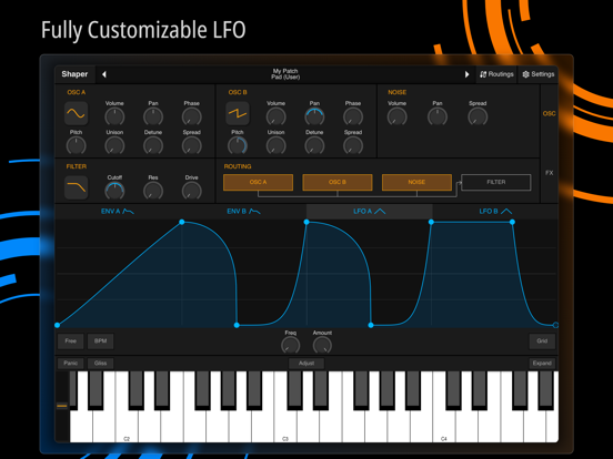Screenshot #4 pour Shaper - Synthesizer
