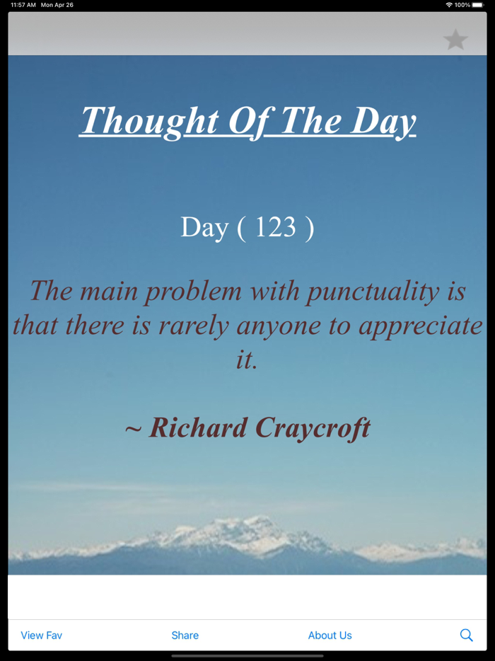 TOTD - Thought Of The Day