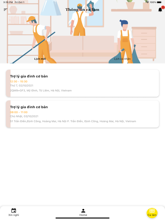 NewMy-Mori App Nhân viên