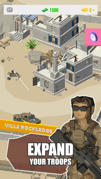 Idle Warzone 3d: Military Game Screenshot