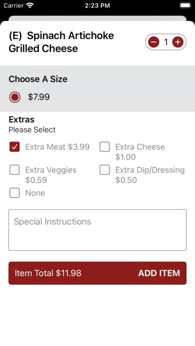 Joe's Deli & Grill Screenshot