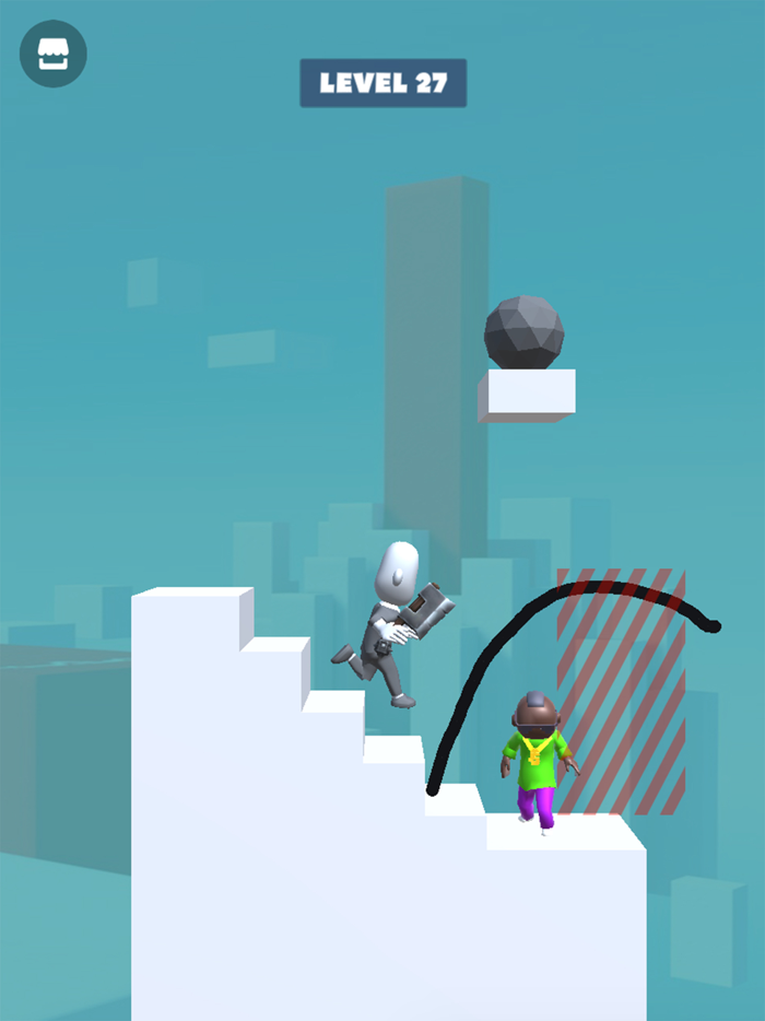 Save them 3D - drawing puzzle