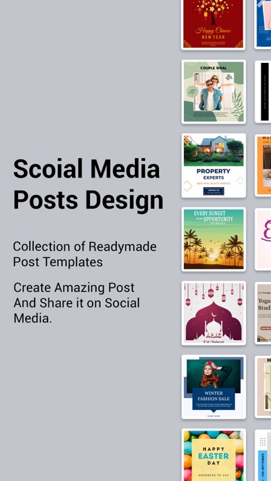 Social Media Posts Design Screenshot