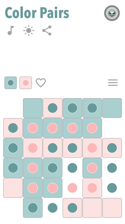 #2. Color Pairs - Puzzle (iOS) 来自: Bulent Colak