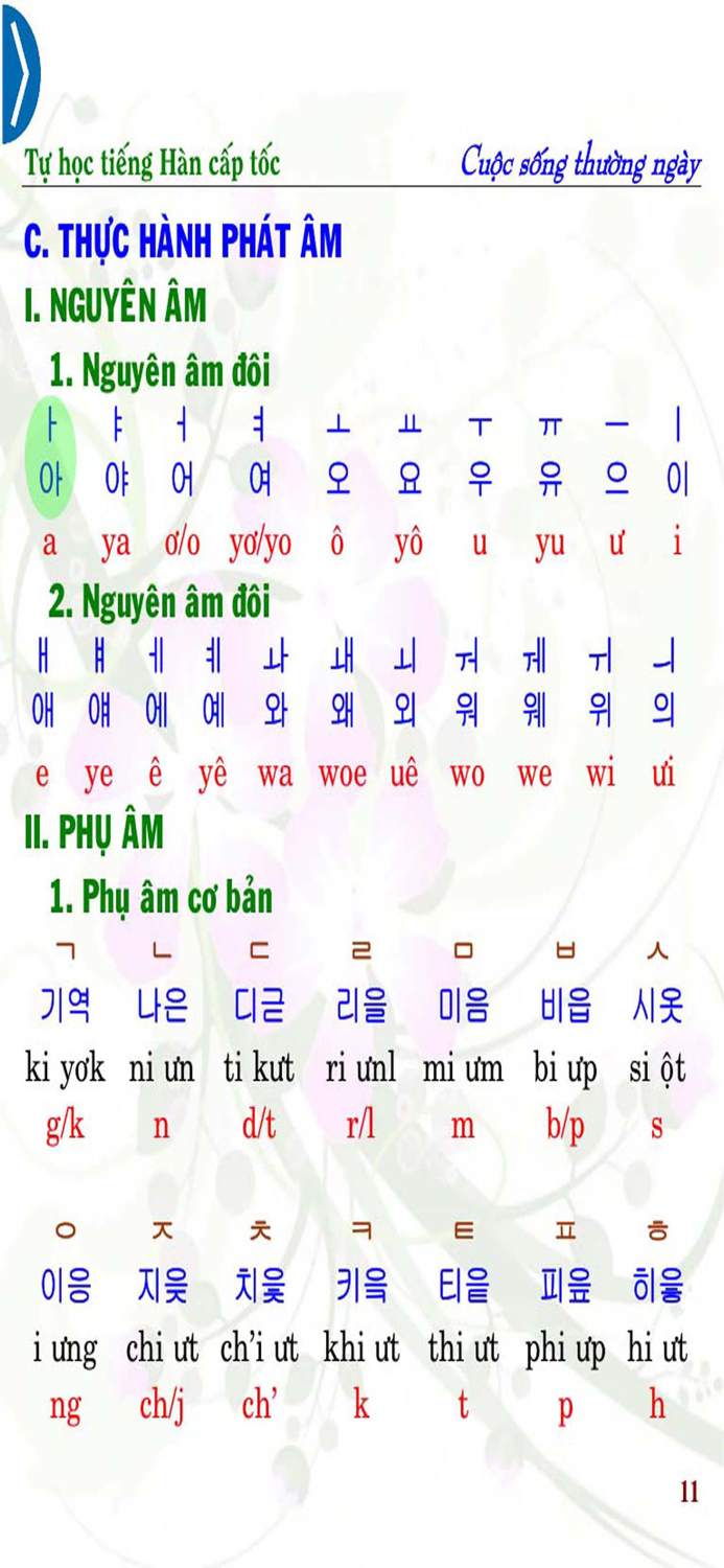 Korean for Daily life