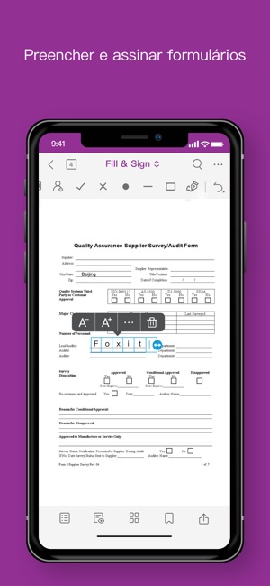 Preencha e assine formulários PDF com a ferramenta Fill & Sign no