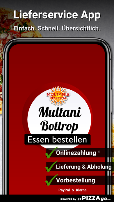 Multani Pizzeria Bottrop Screenshot