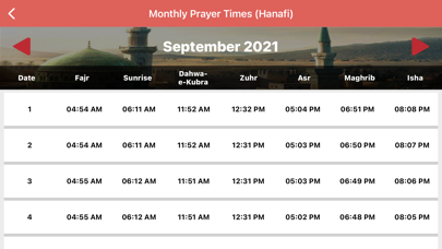 Prayer Times . Screenshot
