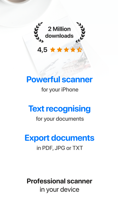 iScan - PDF & Document Scanner Screenshot