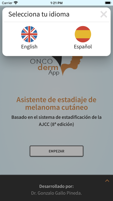 ONCODermApp Screenshot