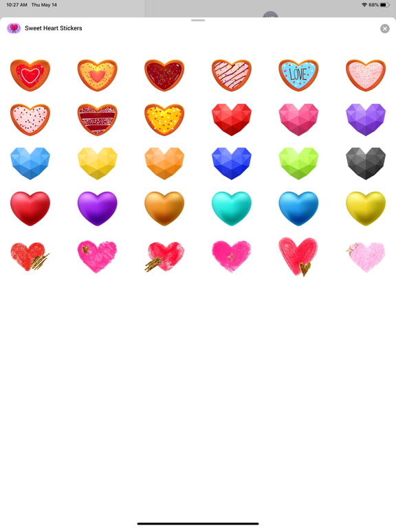 Screenshot #4 pour Sweet Heart Stickers