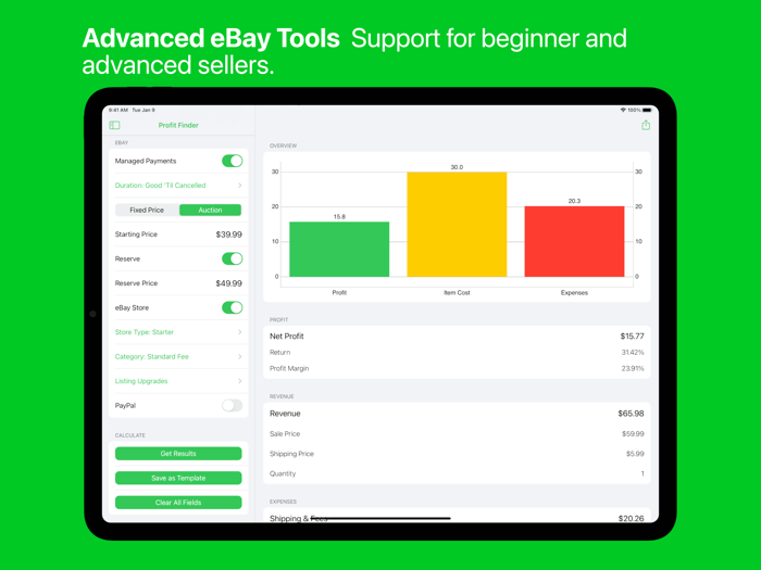 Profit Finder - Fee Calculator