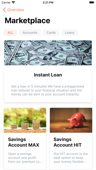 Finshape Bank Screenshot