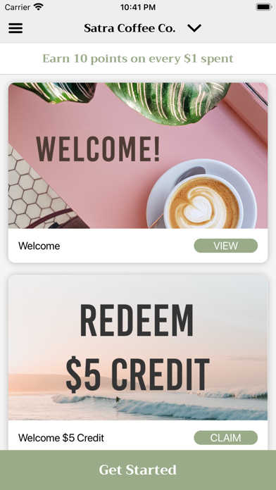 Satra Coffee Co. Screenshot