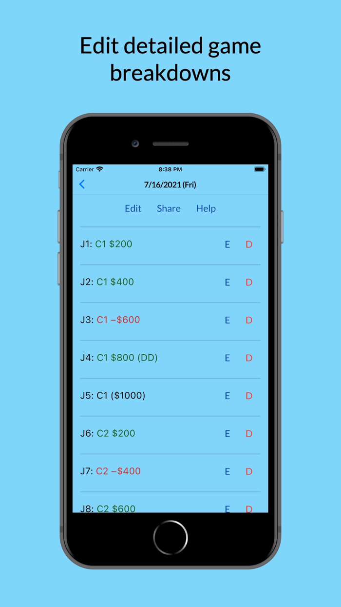 Coryat — J Scorekeeper