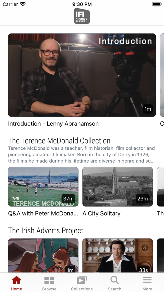 #1. IFI Archive Player (iOS) 由: Irish Film Institute