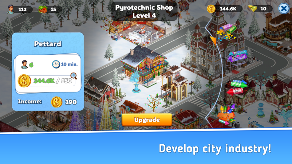 #3. Golden Hills: City Build Sim (iOS) 由: ENIXAN LIMITED