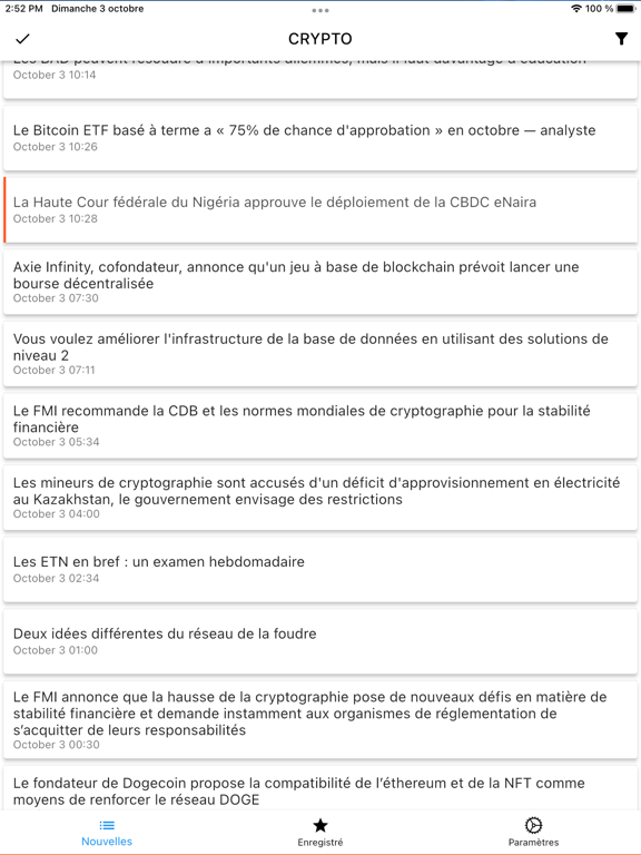 Screenshot #5 pour Brevy — actualités bitcoin