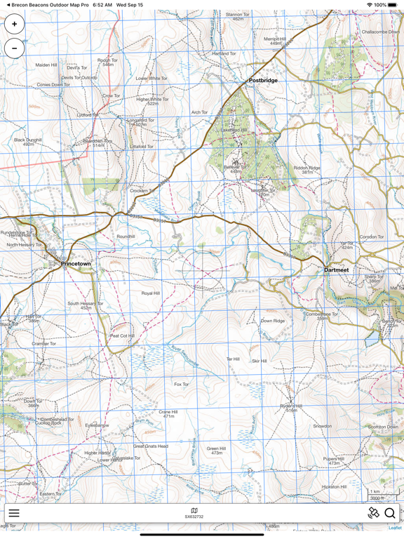 Screenshot #6 pour Dartmoor Outdoor Map Pro
