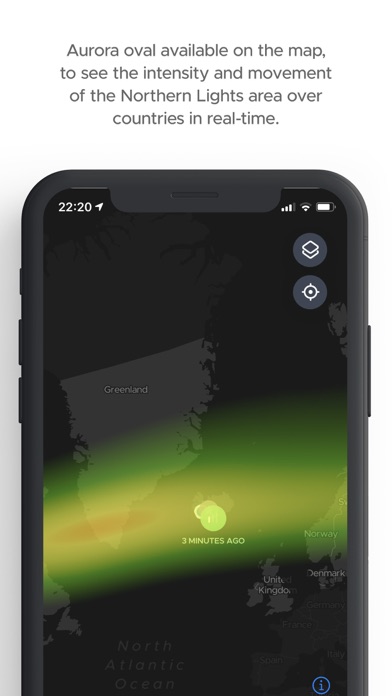 hello aurora: forecast app Screenshot