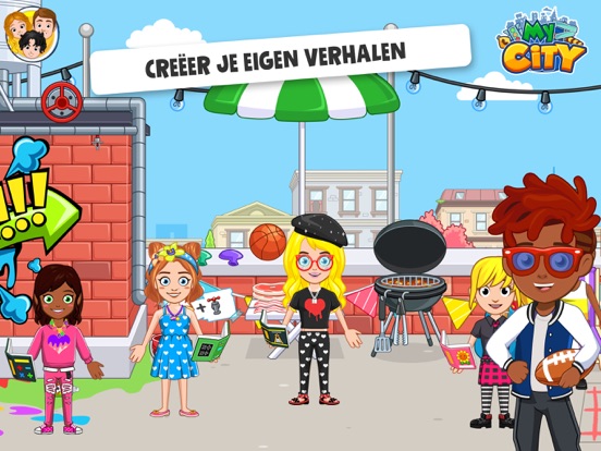 My City : Slaapzaal Vrienden iPad app afbeelding 4