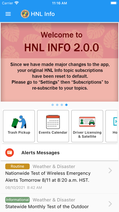 HNL Info screenshot 1