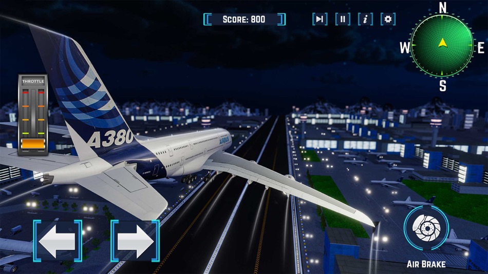 #5. Passenger Airplane Flight Sim (iOS) Podle: Umar Dilawar