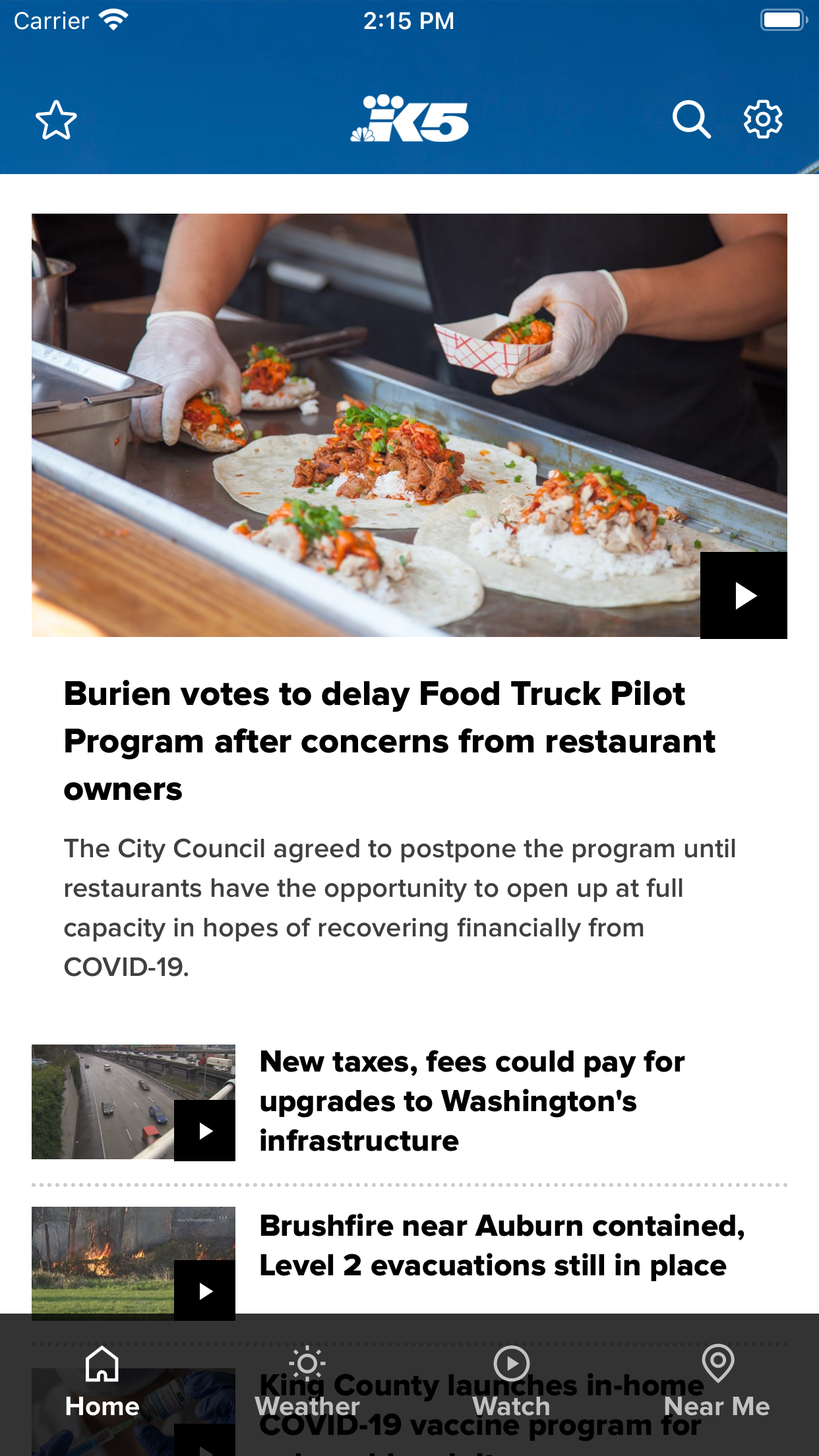 KING 5 News for Seattle/Tacoma screenshot 1