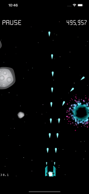 Captura de tela do Apocalipse de Asteroides