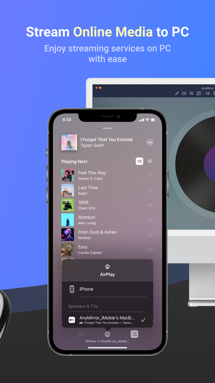 AnyMirror Mirror Screen to PC