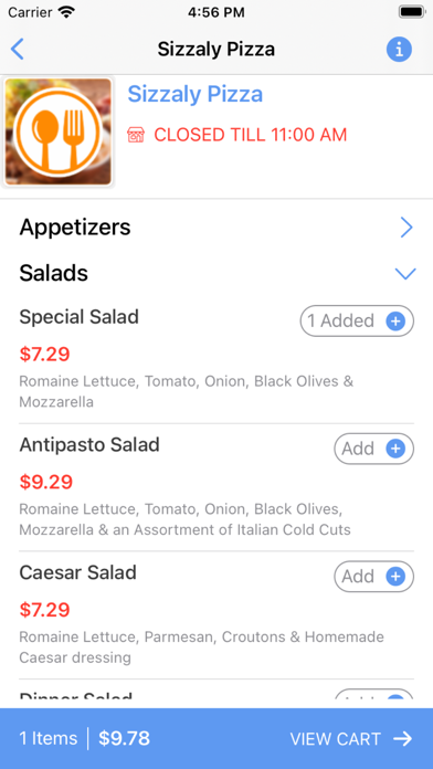 Sizzaly Pizza Screenshot