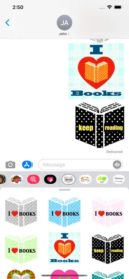 Game screenshot I love books stickers hack