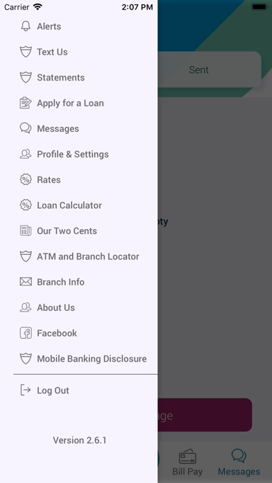 MONEY Federal Credit Union Screenshot