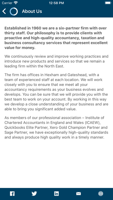 Stokoe Rodger Accountants Screenshot