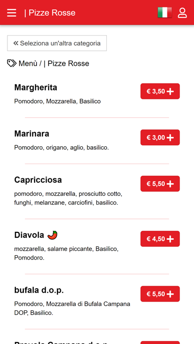 Scugnizzo Napoletano Pizzeria Screenshot