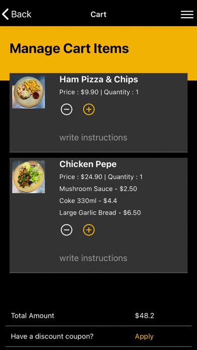 Caffe Primo Screenshot