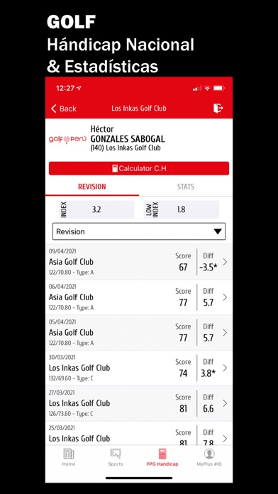 Los Inkas Golf Club Screenshot