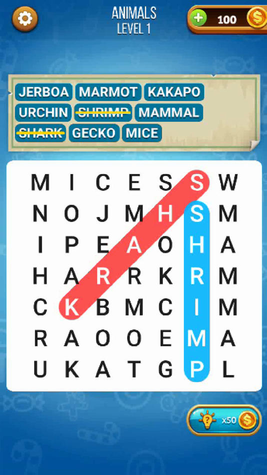 #3. Word Search: Best Puzzle Game (iOS) By: Phan Lao Kim