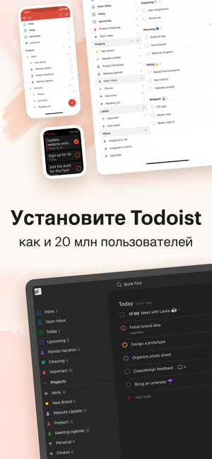 ‎Todoist: список дел и задач Screenshot