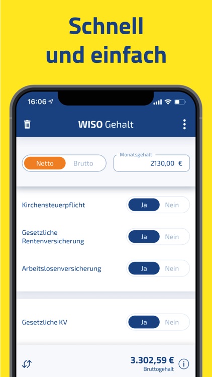 WISO Gehalt – Brutto Netto