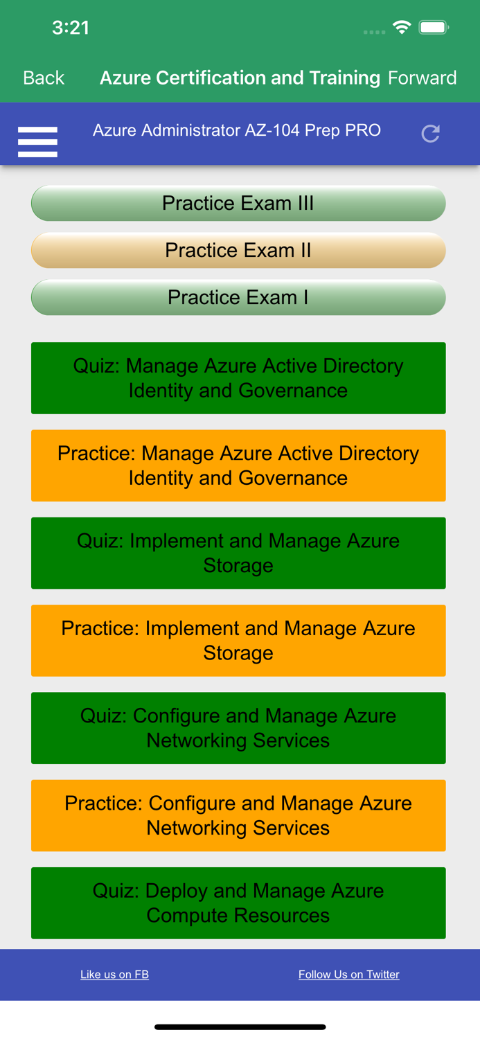 Azure Administrator AZ104 Exam