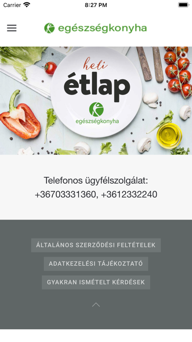 Egészségkonyha Screenshot