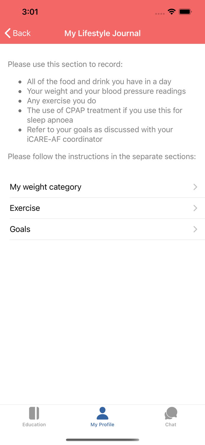 University of Adelaide iCareAF