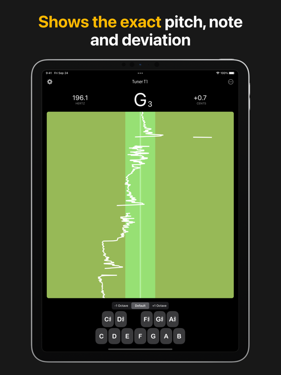 Screenshot #2 for Tuner T1 Pro
