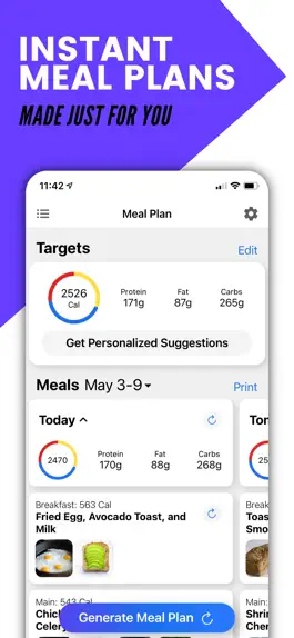 Game screenshot Prospre - Meal Planner mod apk